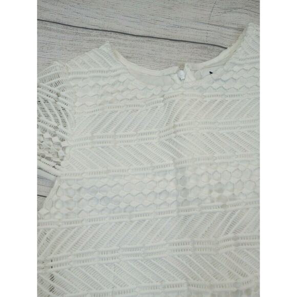 12 Milly Minis Geo Lace Chloe Dress - Picture 2 of 7